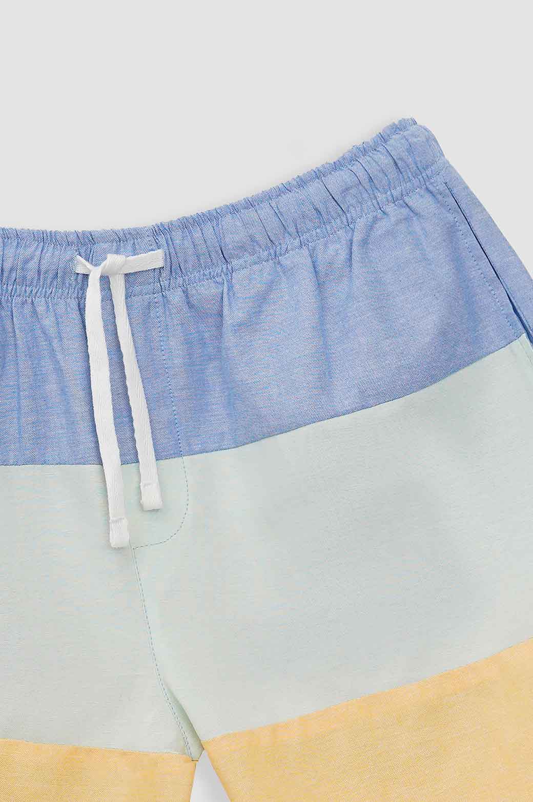 MULTI LAMA EMBLEM CHAMBREY SHORTS