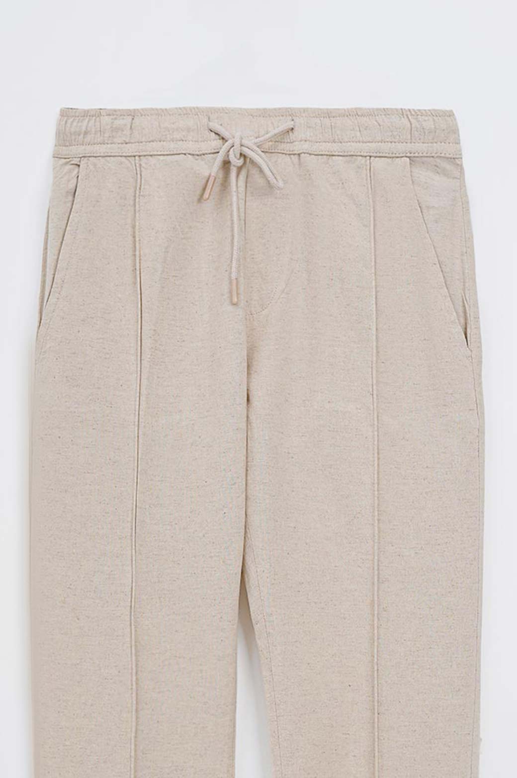 SAND BASIC TAPERED PANTS