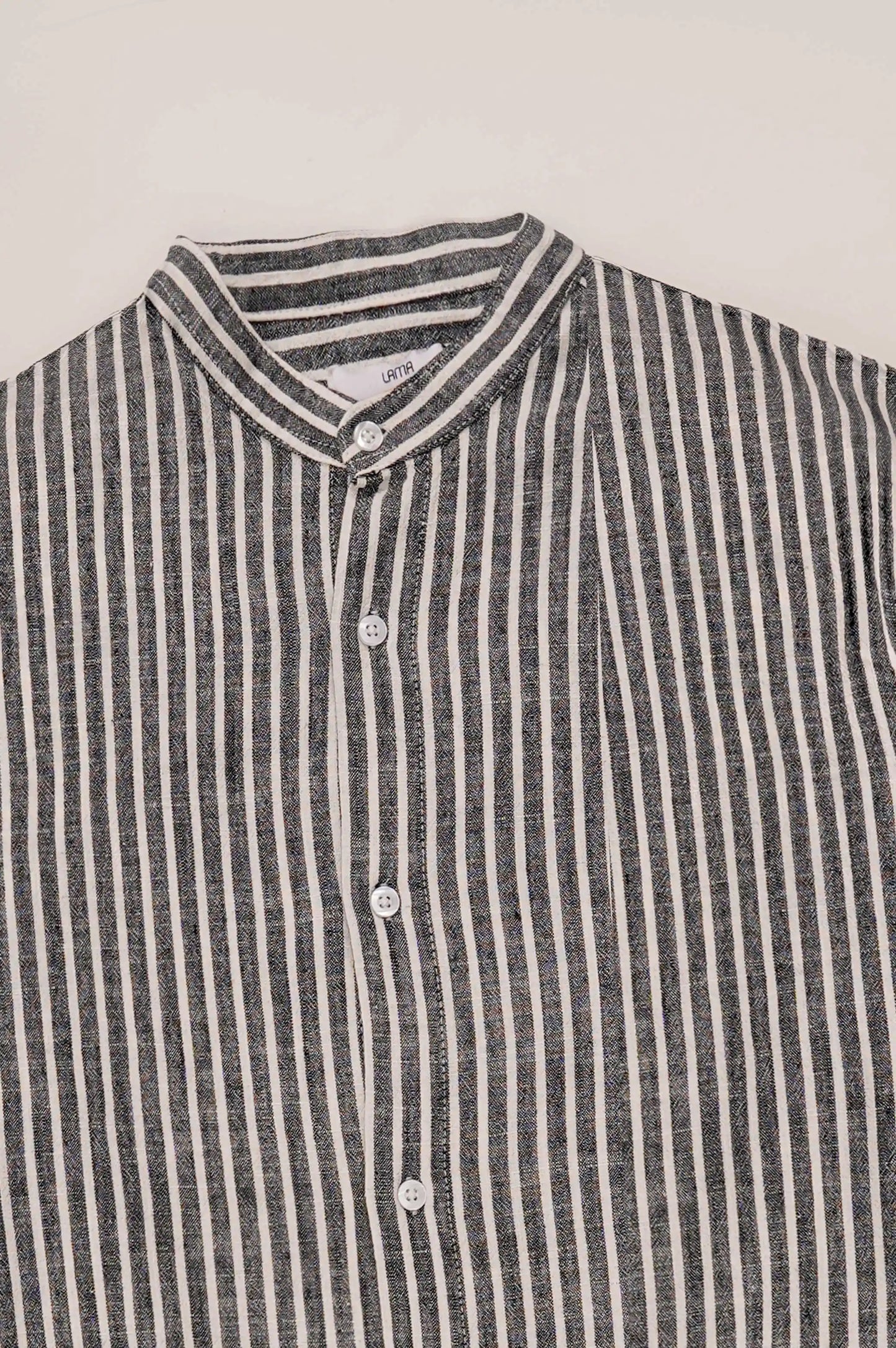 Black Striped button down shirt