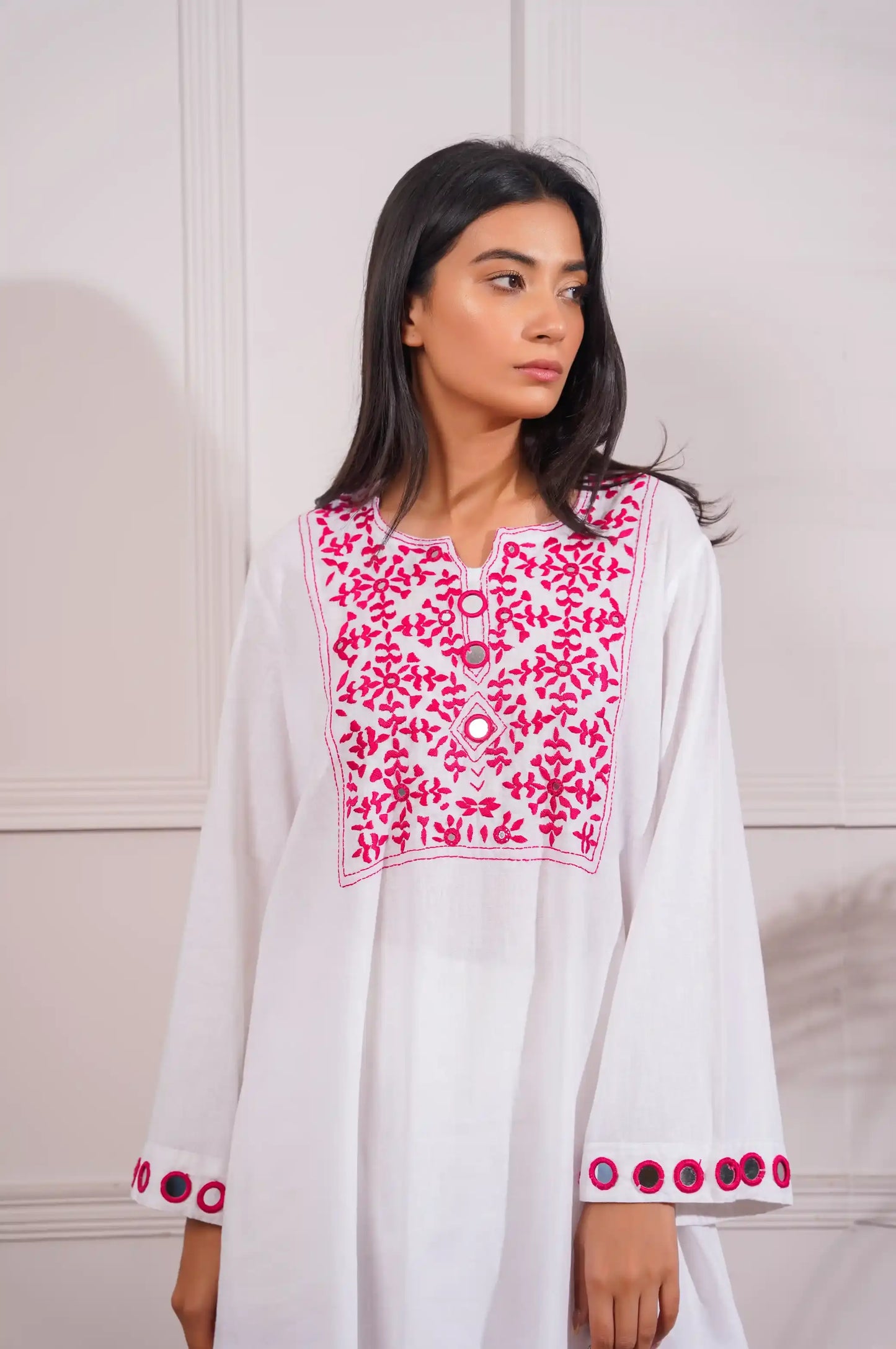 White ARTISANAL KAFTAN
