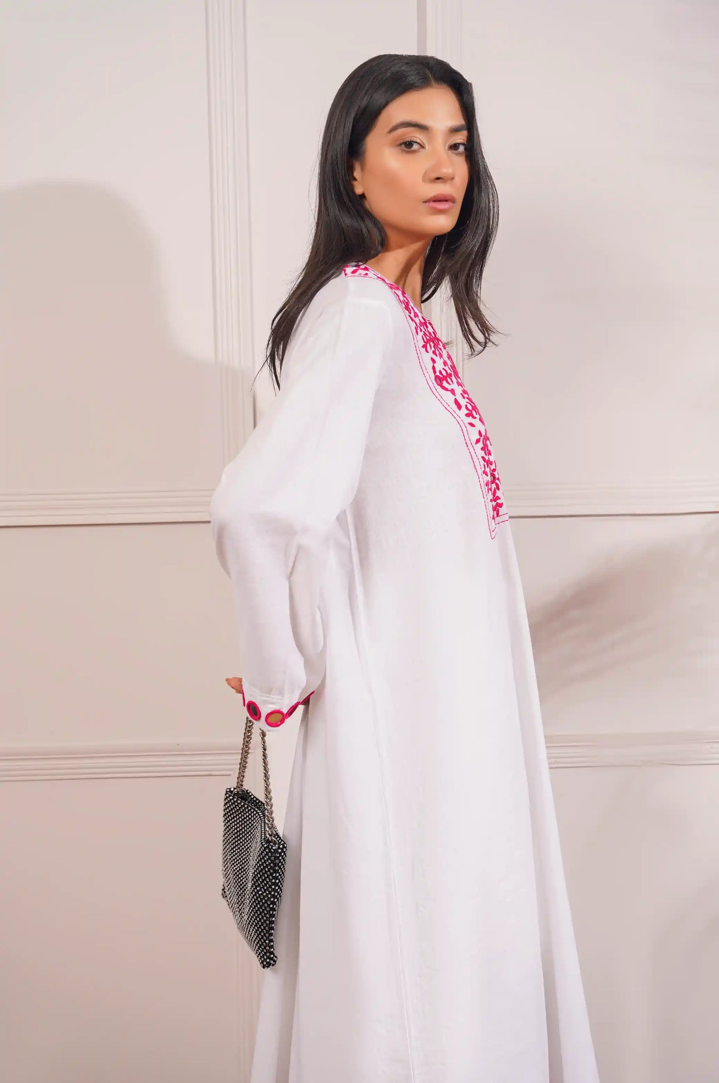 White ARTISANAL KAFTAN