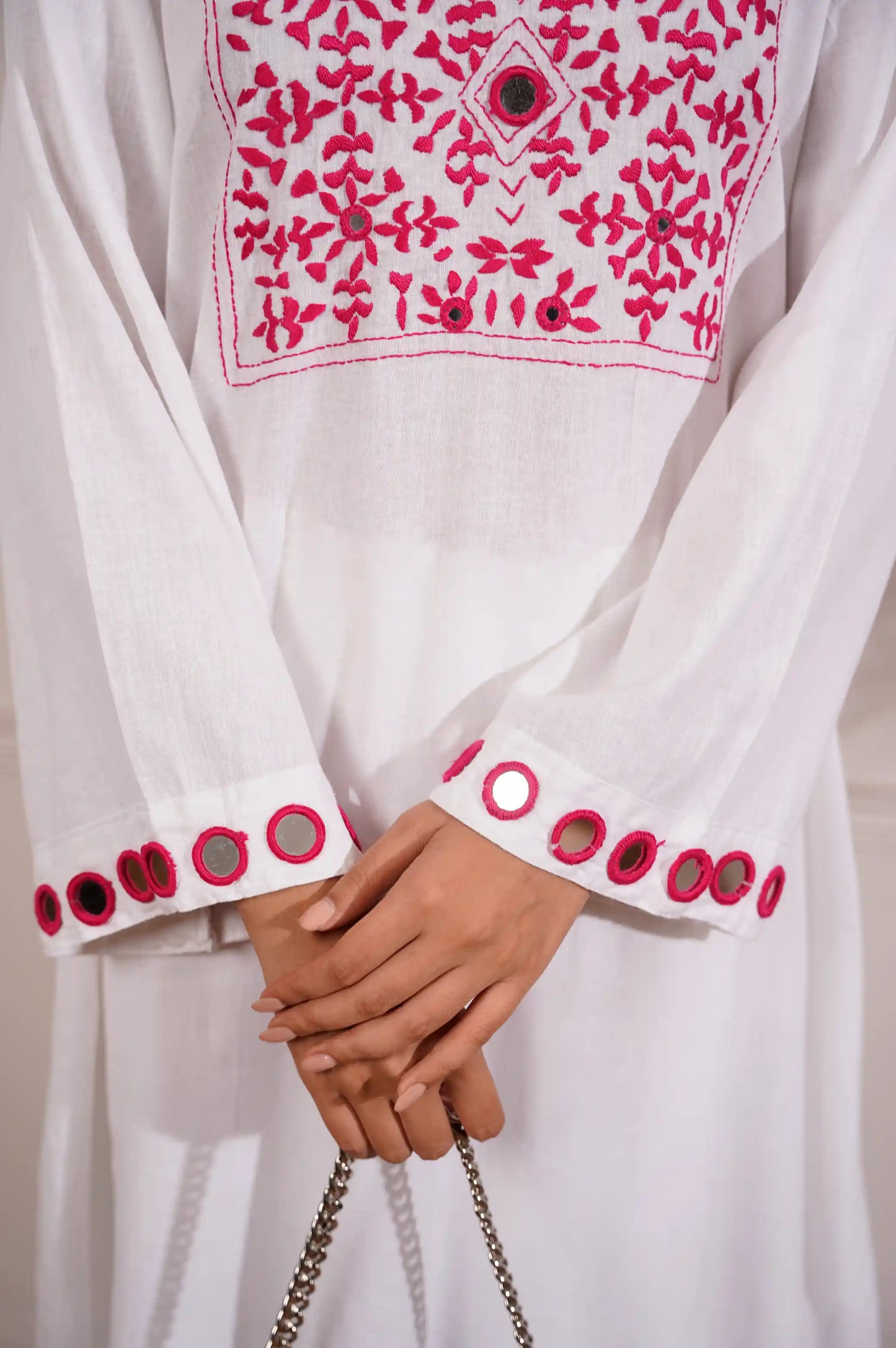 White ARTISANAL KAFTAN