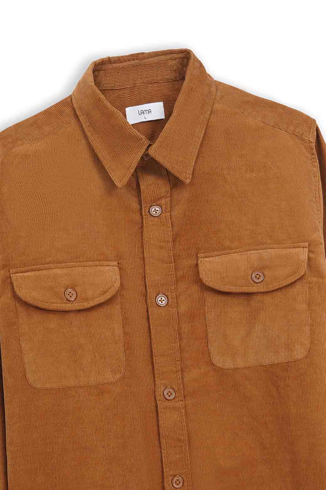 OCHRE RIBBED SHACEKET