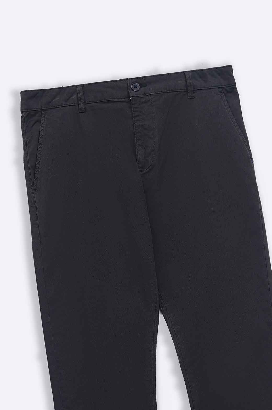 BLACK EASY CHINO PANTS