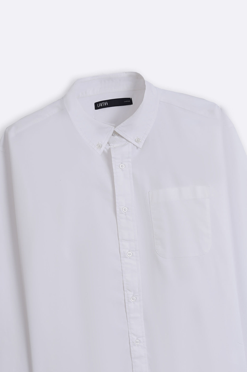 WHITE POPLIN POCKET SHIRT