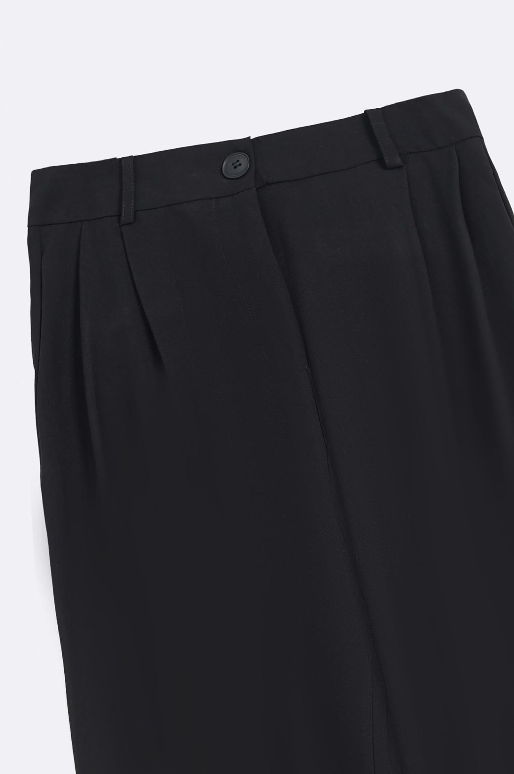 BLACK TAILORED OVERSIZED PANT