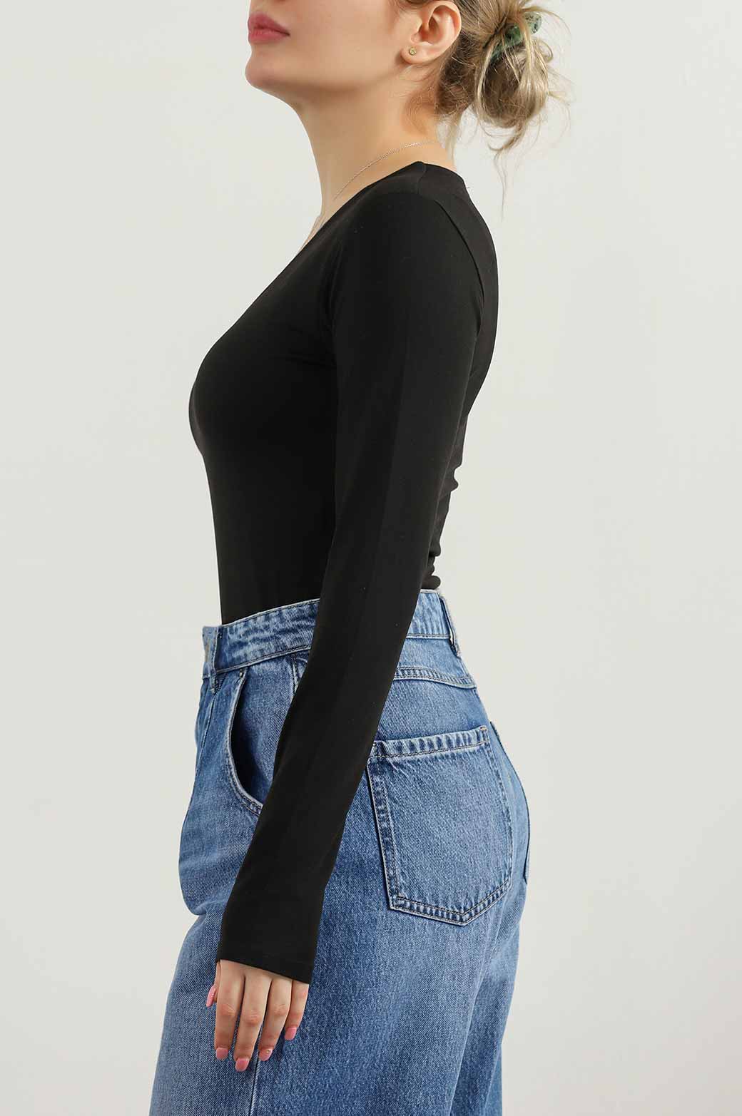 BLACK BALLET BODYSUIT