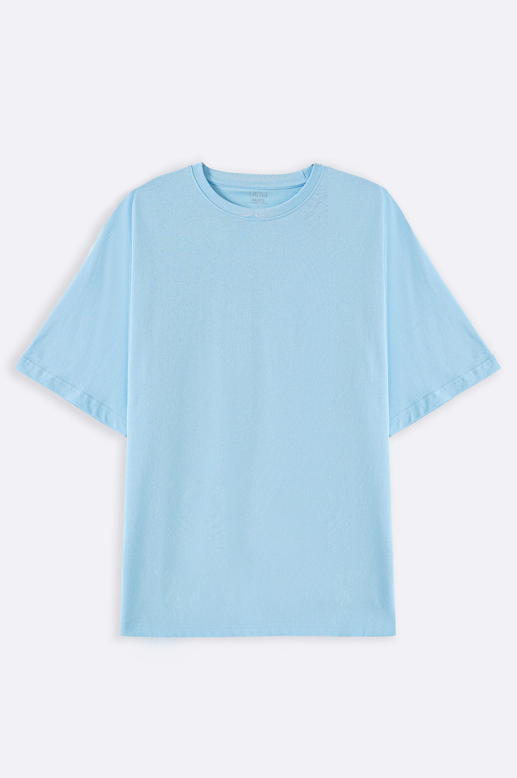 LIGHT BLUE BASIC T SHIRT