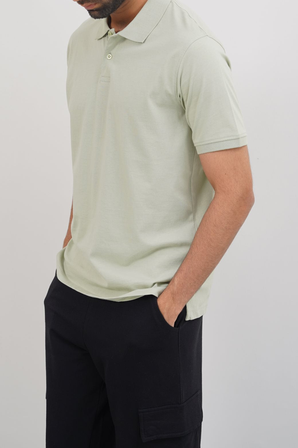 LIGHT OLIVE BASIC POLO