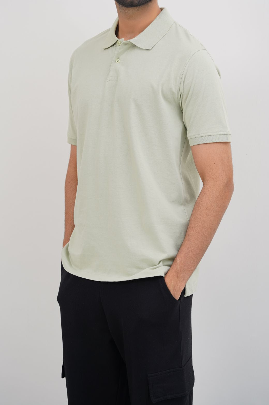 LIGHT OLIVE BASIC POLO
