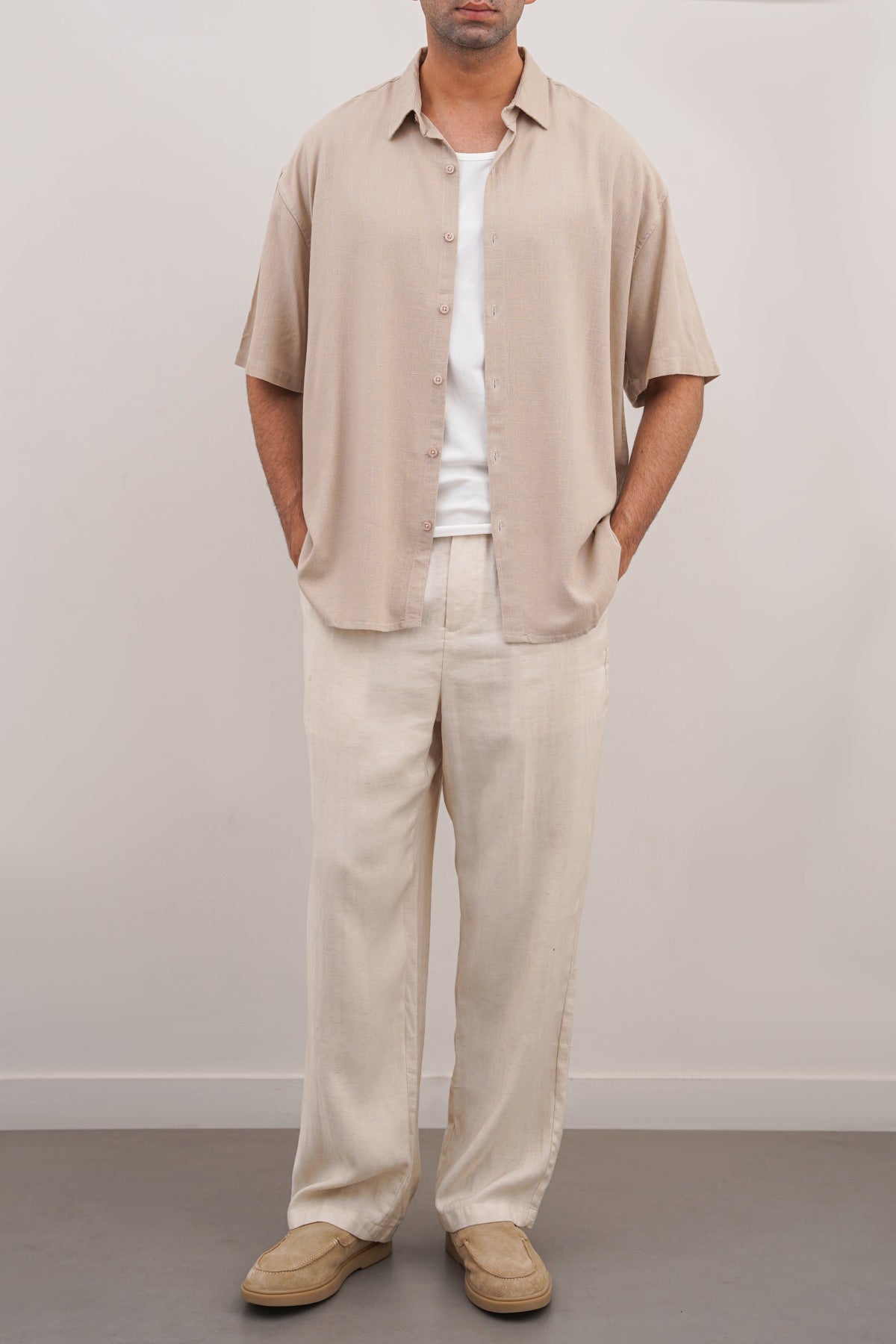 MAS25TP145-BEIGE-HALF-SLEEVES-