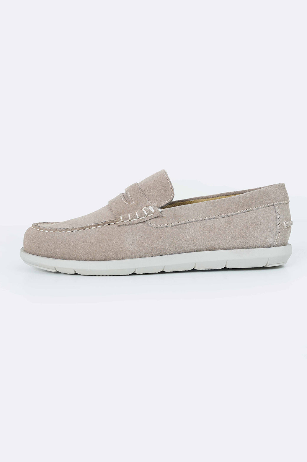 SAND LIGHTWEIGHT SUEDE LOAFERS