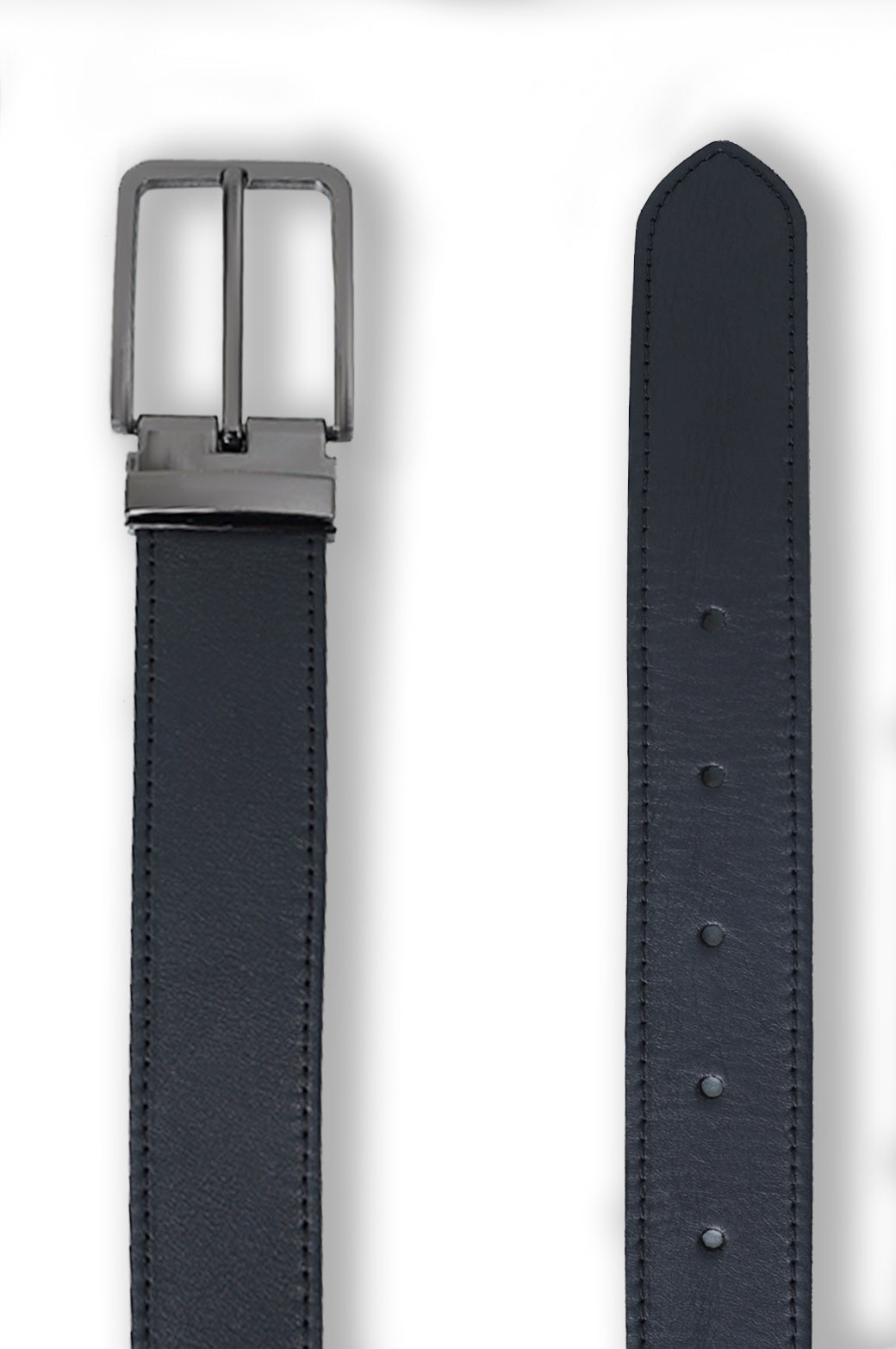 BLACK FORMAL LEATHER BELT