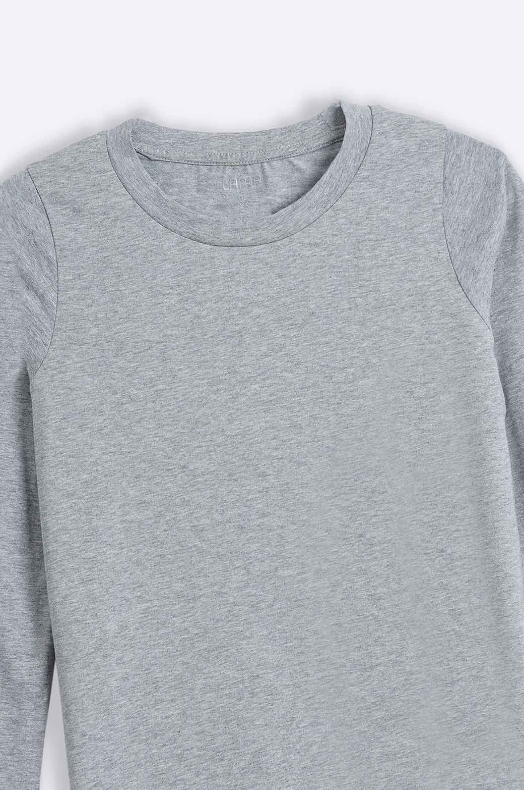 HEATHER GREY EVERYDAY ROUND NECK T-SHIRT
