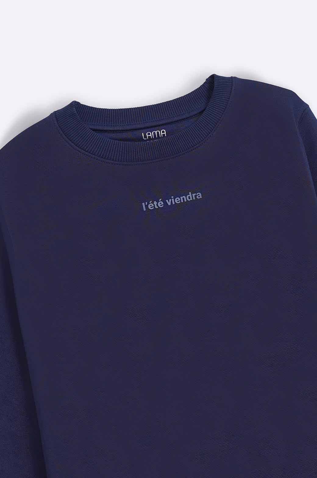 MID NIGHT BLUE CASUAL SWEATSHIRT