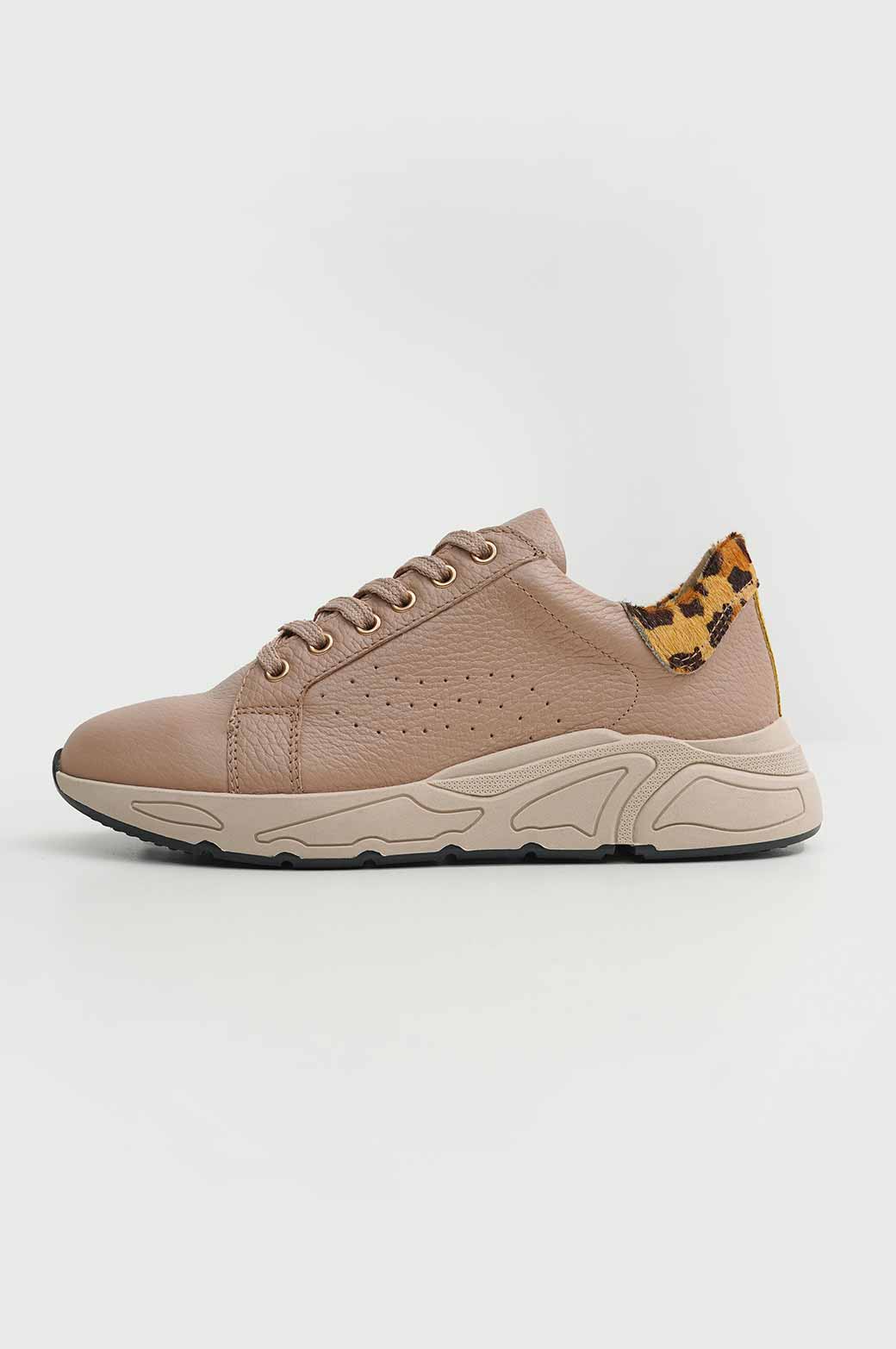NUDE JUNGLE LEATHER SNEAKER