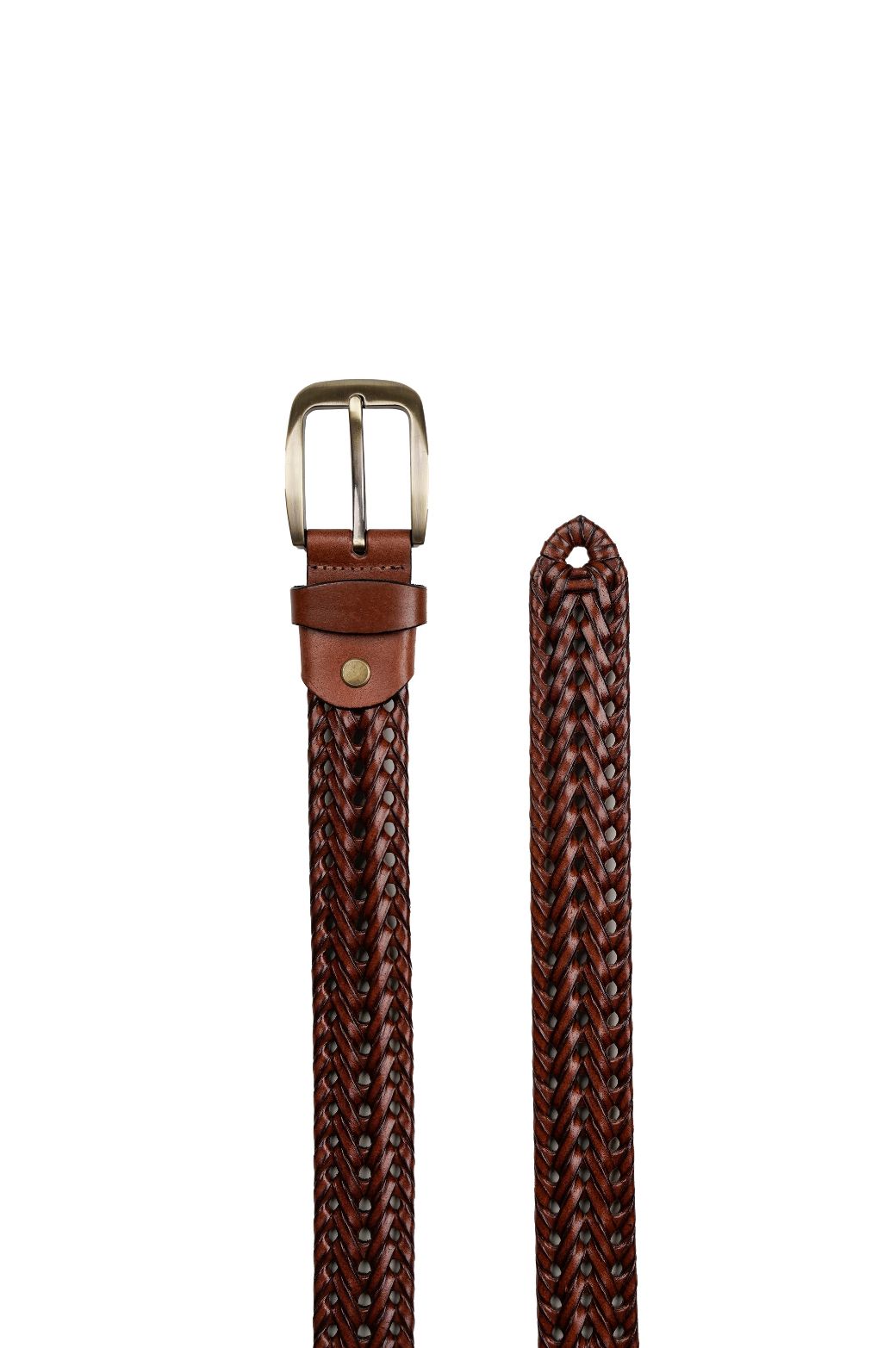 TAN TWO TONE BELT
