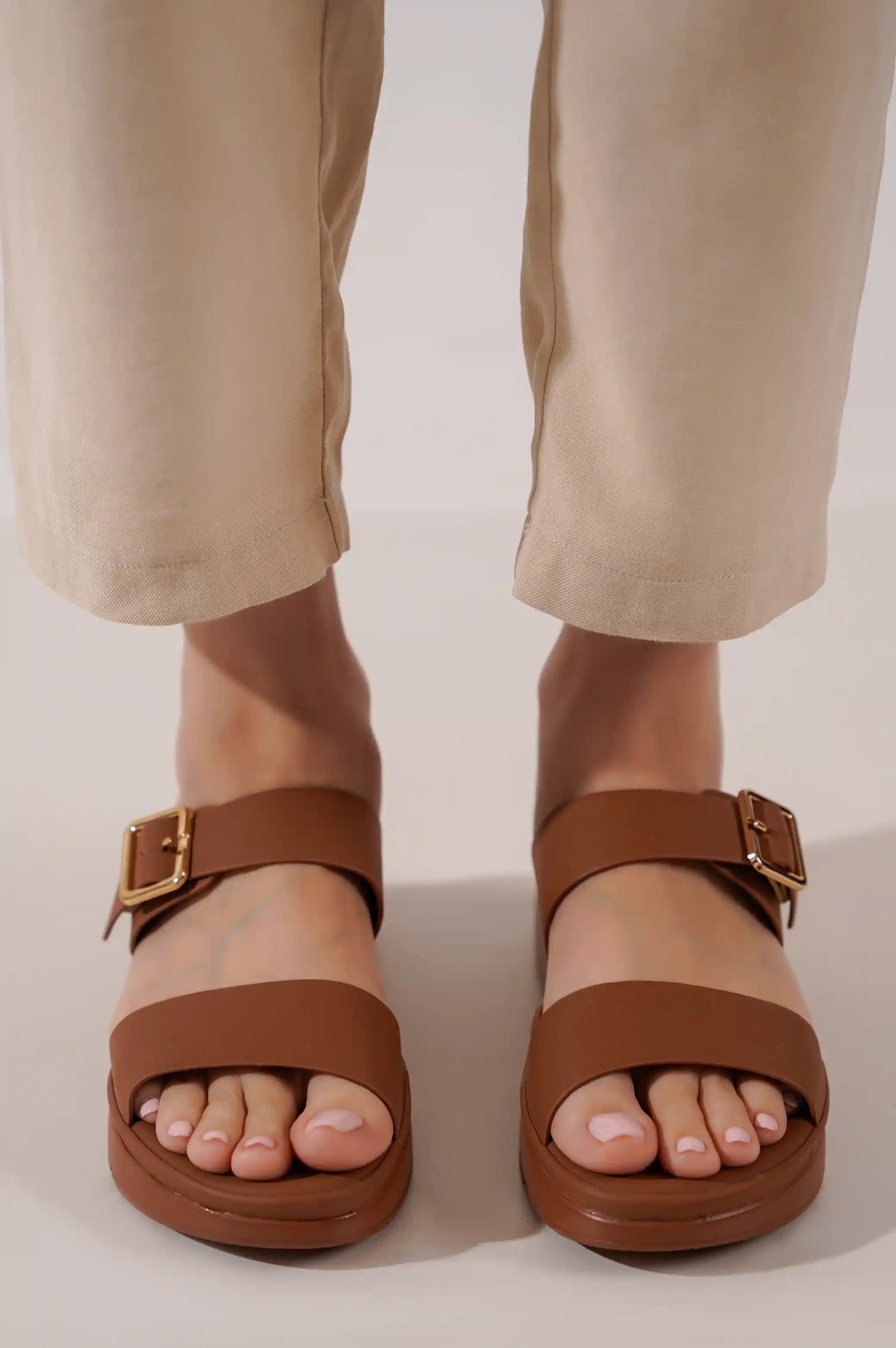 BROWN ECO MAMA SLIDES