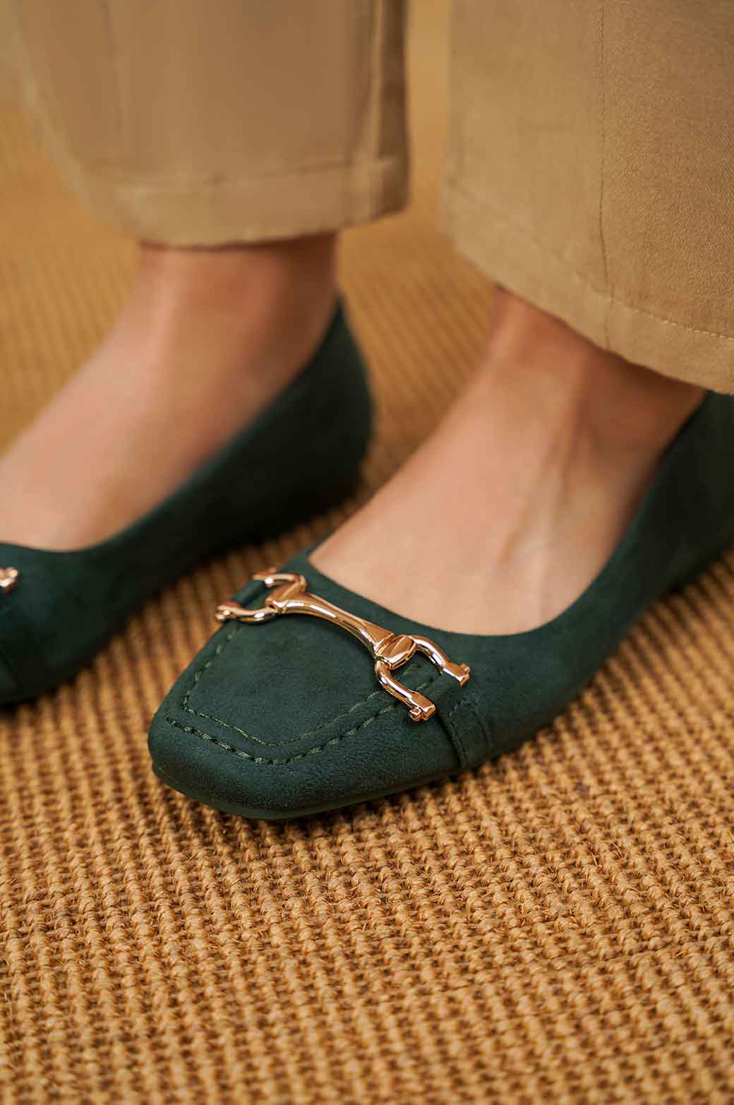 Dark clearance teal flats