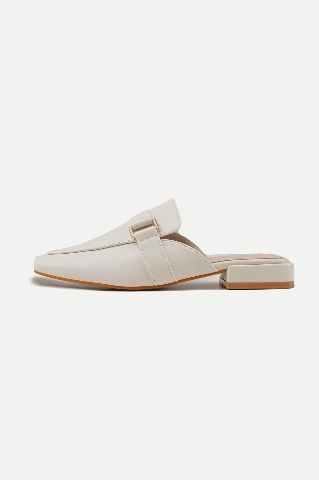 OFF WHITE MINIMALIST MULES