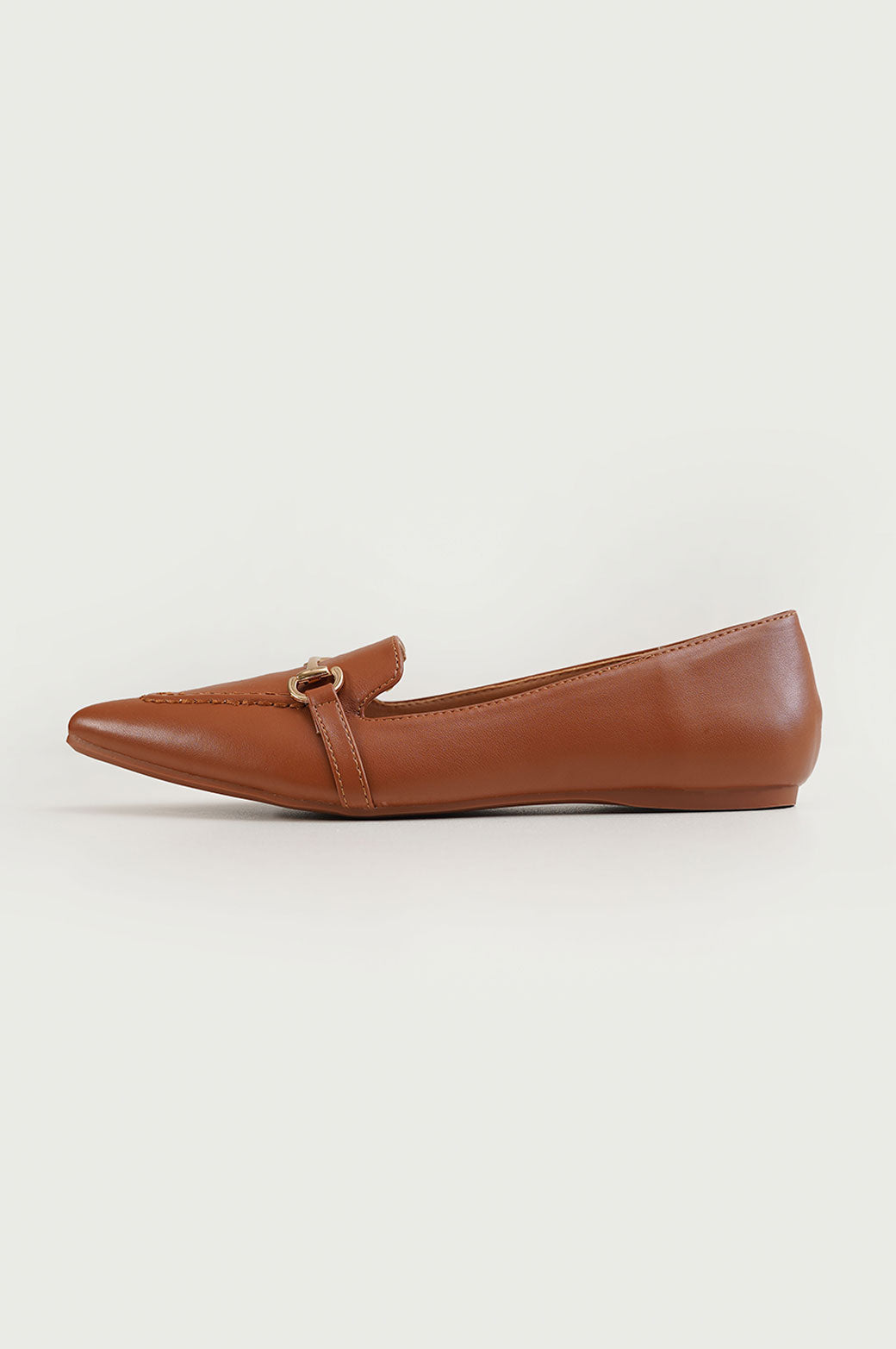 BROWN POINTED PUMPS