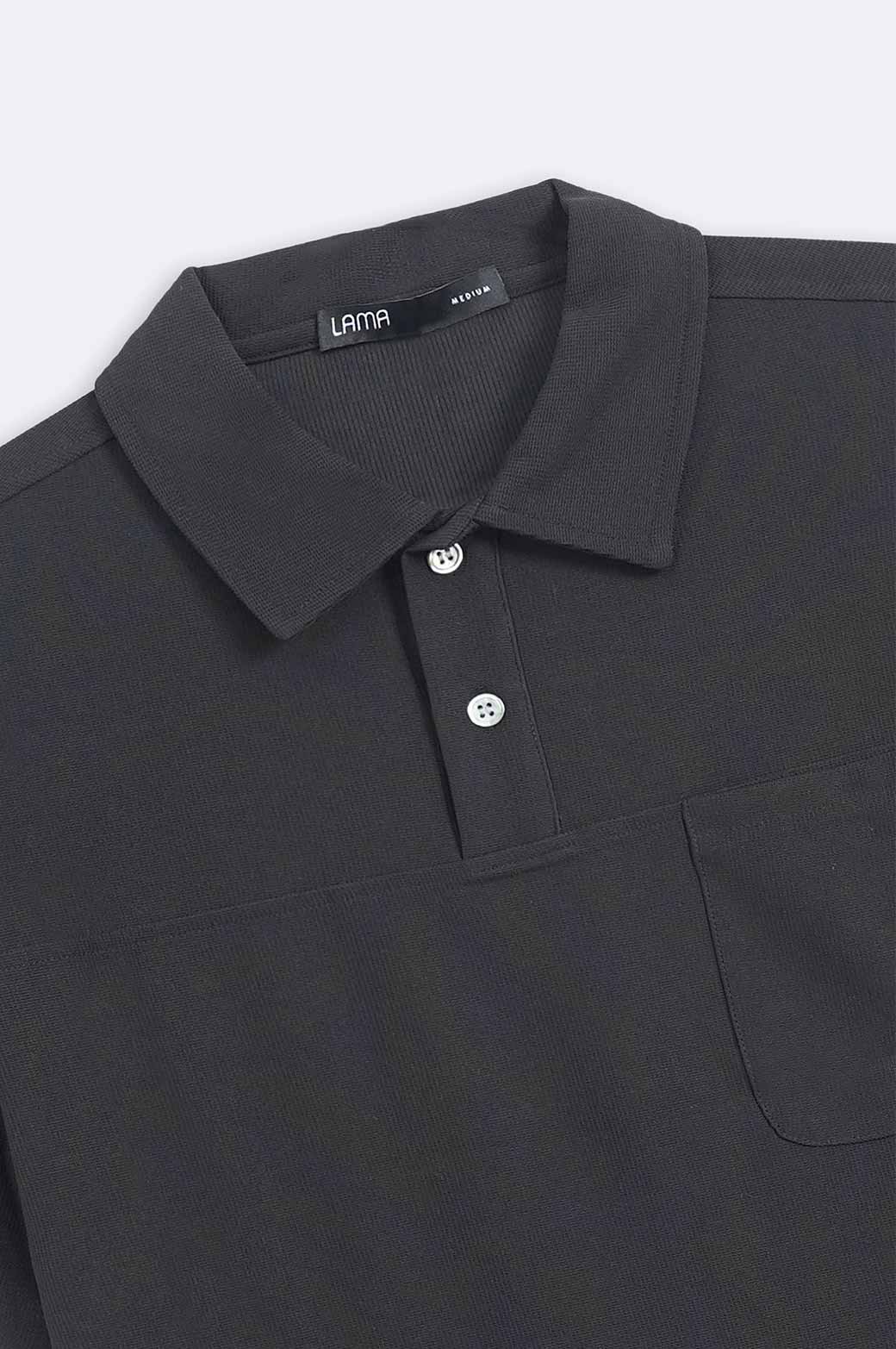 BLACK GOLF POLO