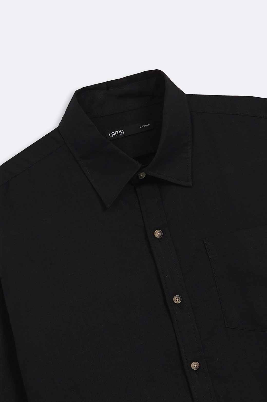 BLACK BASIC SHIRT