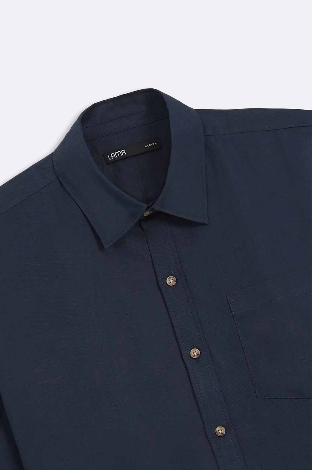 NAVY BASIC SHIRT