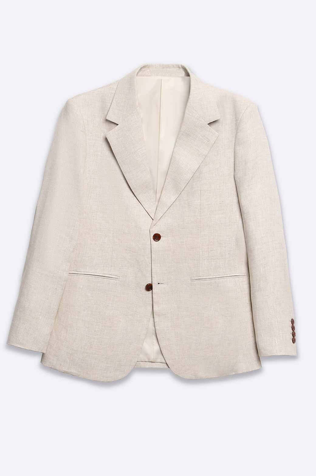 BEIGE PREMIUM LINEN BLAZER