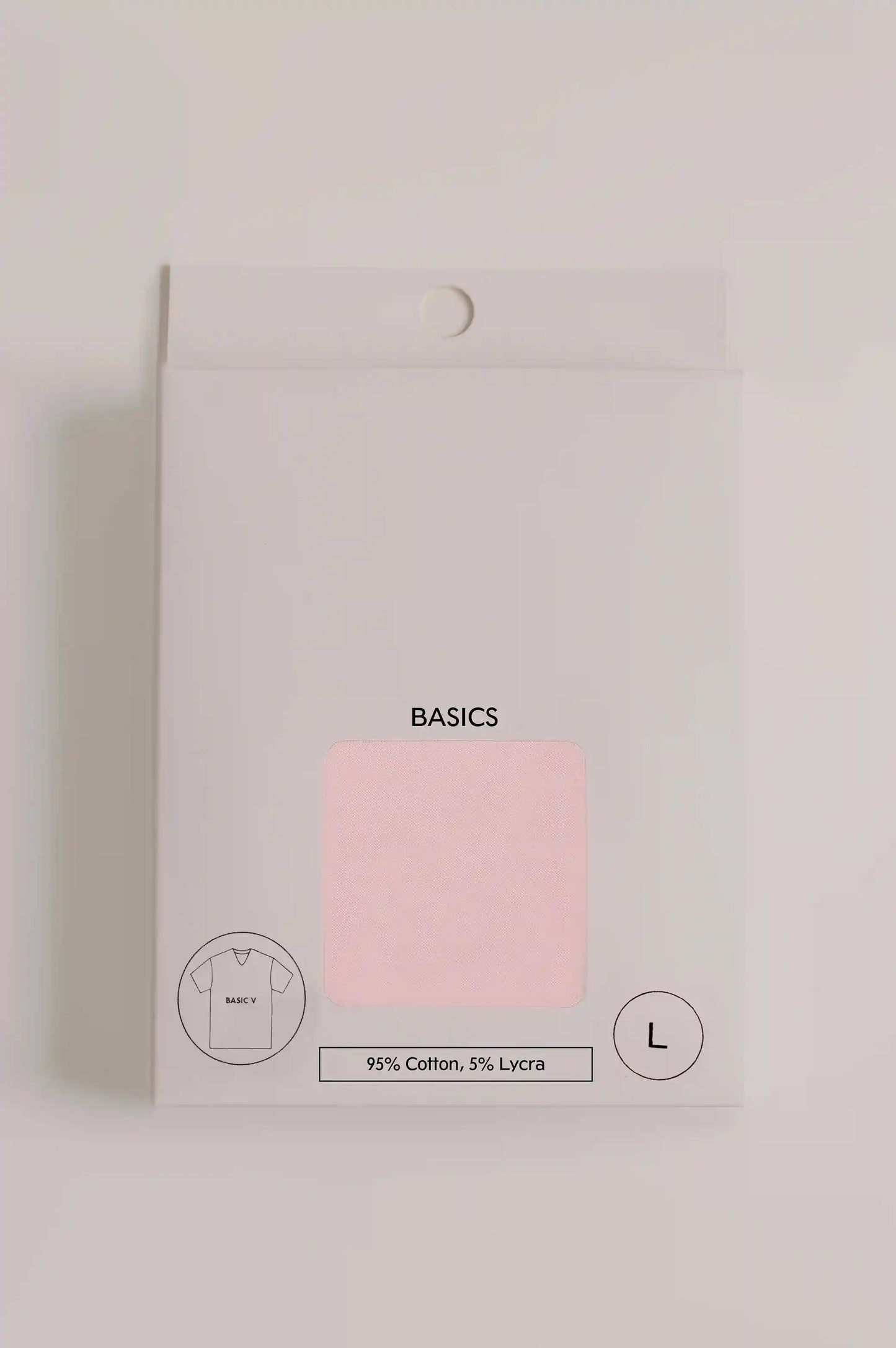 Dirty Pink V Neck T-Shirt