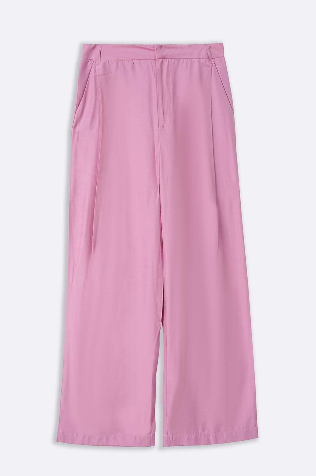 PINK STONE WASH LONG TROUSER