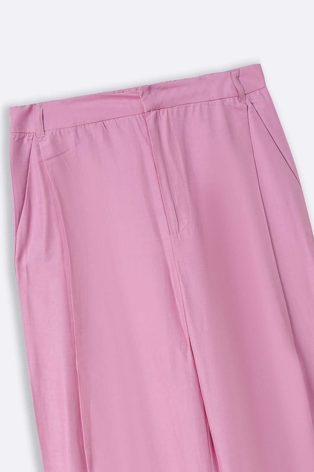 PINK STONE WASH LONG TROUSER