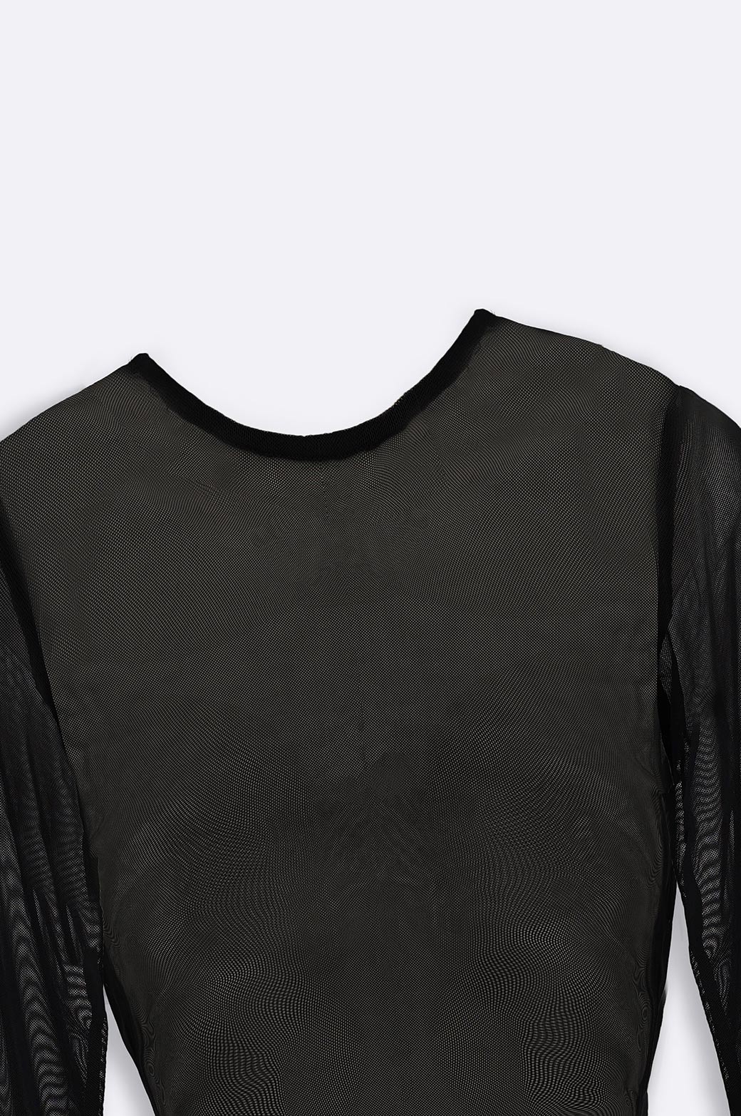 BLACK MESH TOP