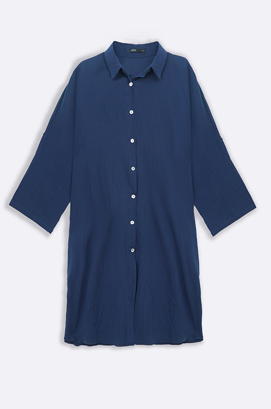 NAVY ORGANIC COTTON TUNIC