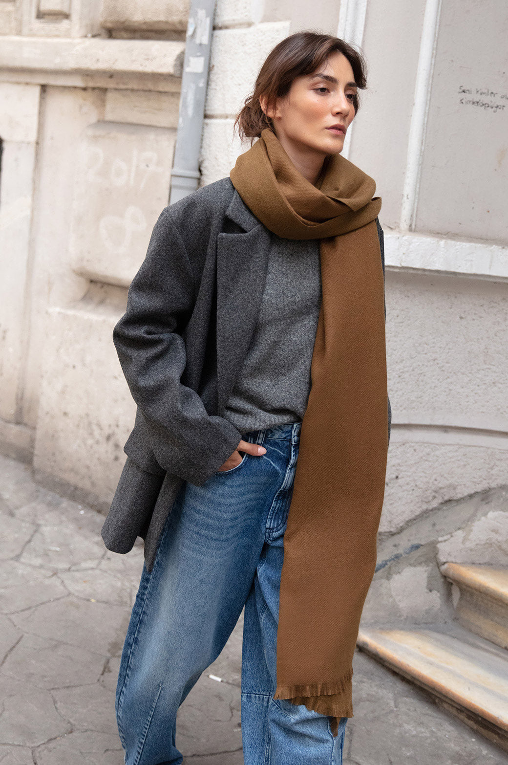小物 23AW COMFORTABLE REASON Reversible Scarf comfortable reason「Reversible Scarf」 | gouter l