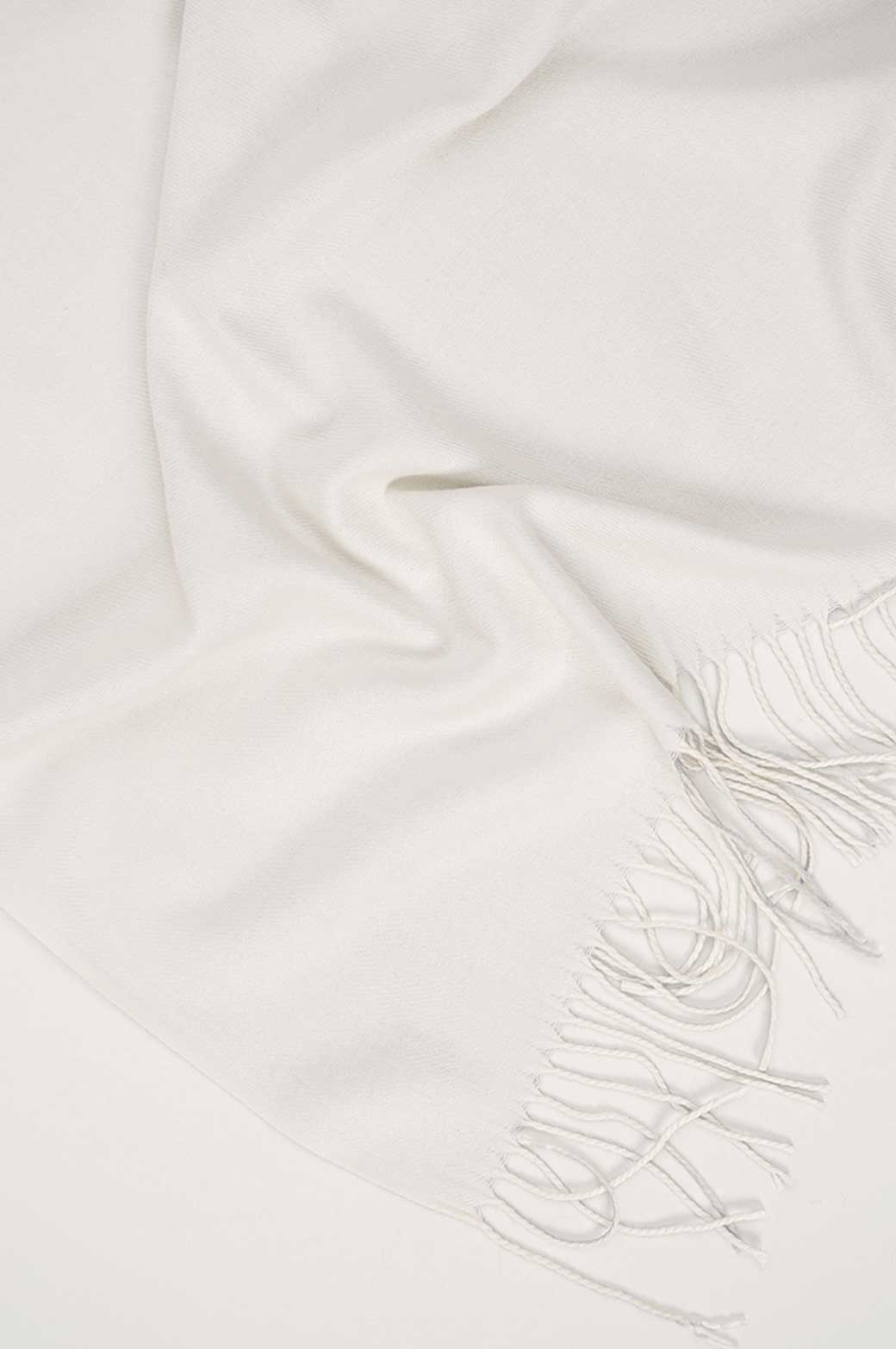 OFF WHITE TWO-TONE SOFT SCARF
