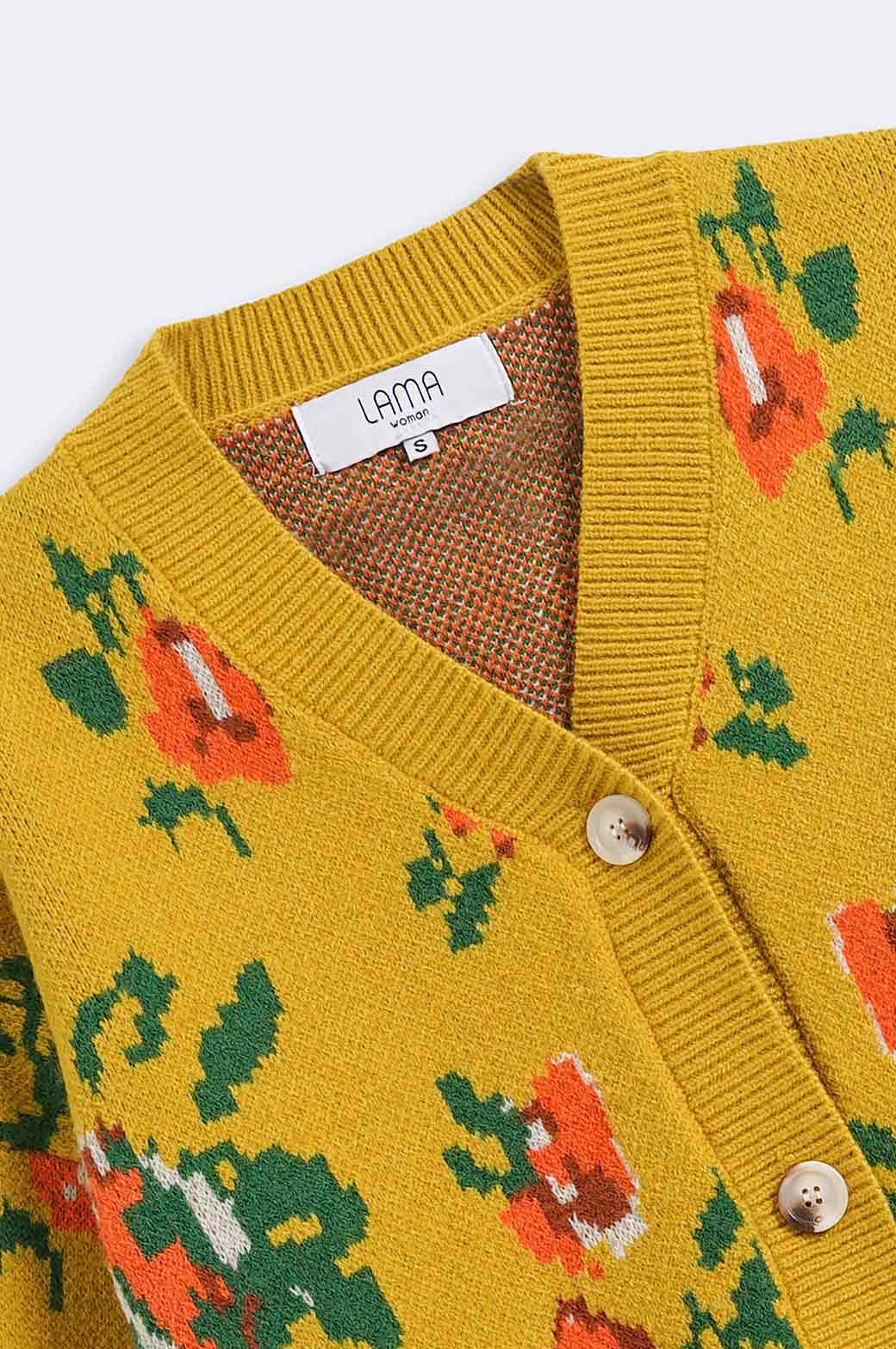 GREEN CALLA CARDIGAN