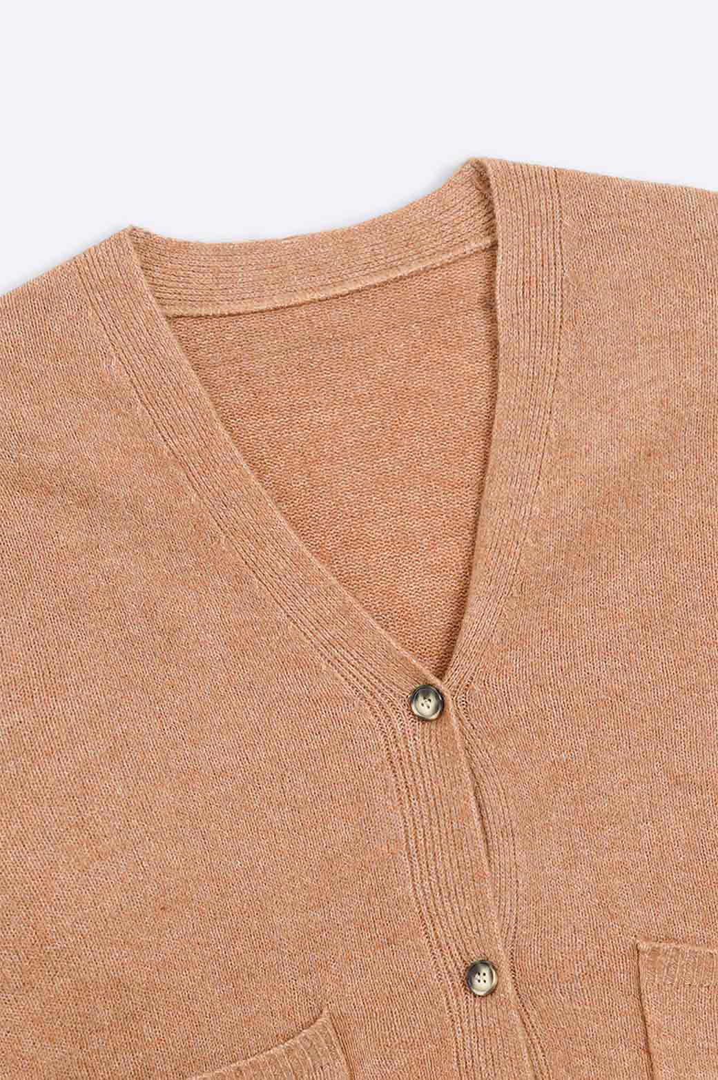 BEIGE BOY FRIEND CARDIGAN
