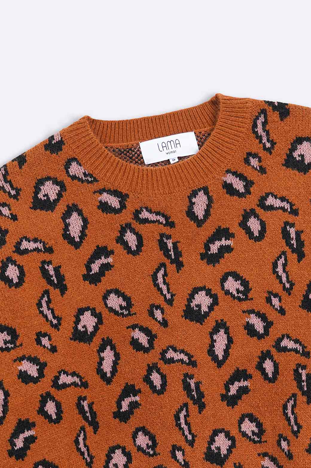 TAN JUNGLE JACQUARD JUMPER