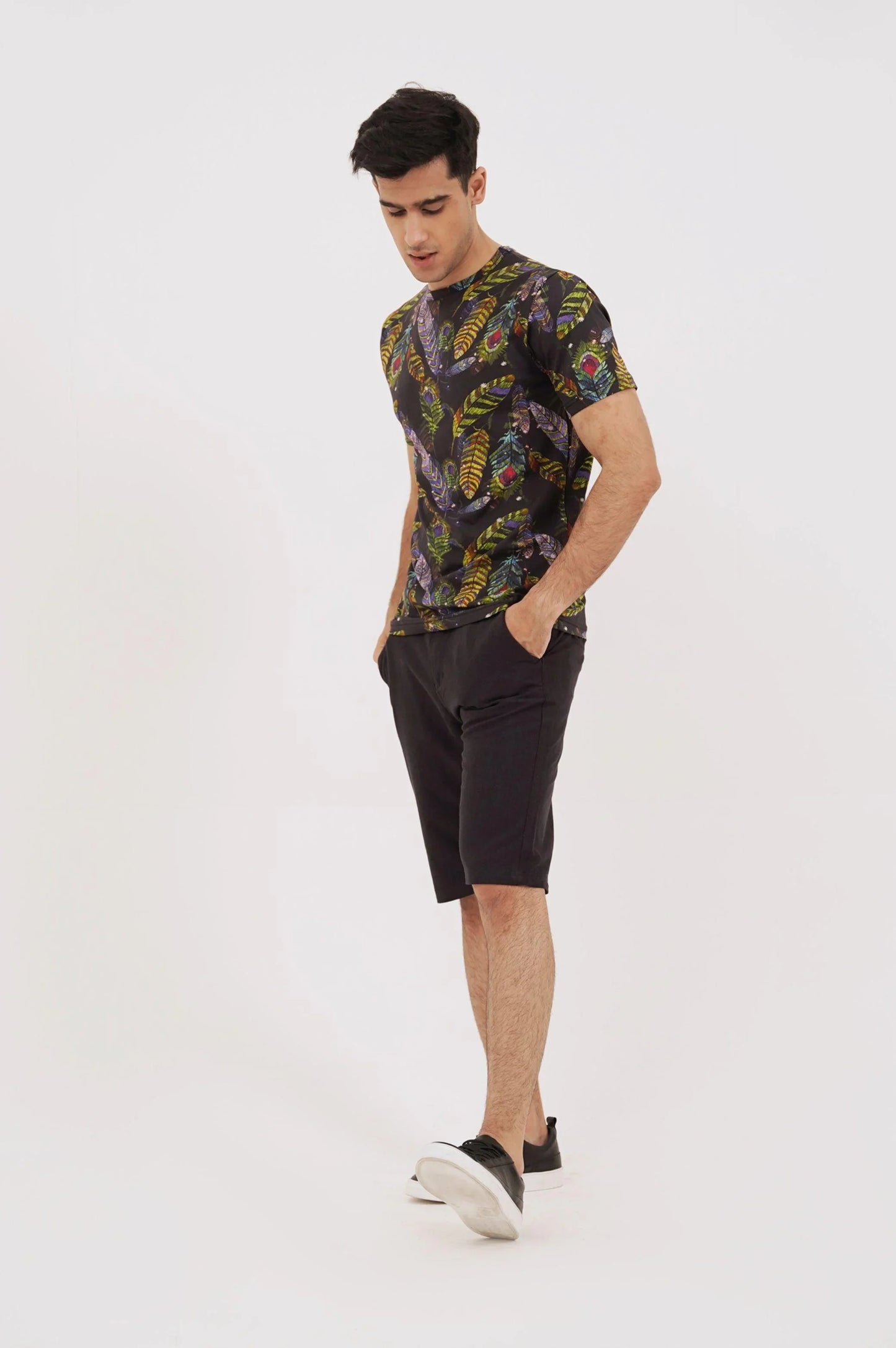 DRAWSTRING LINEN SHORTS - 9" SHORTS