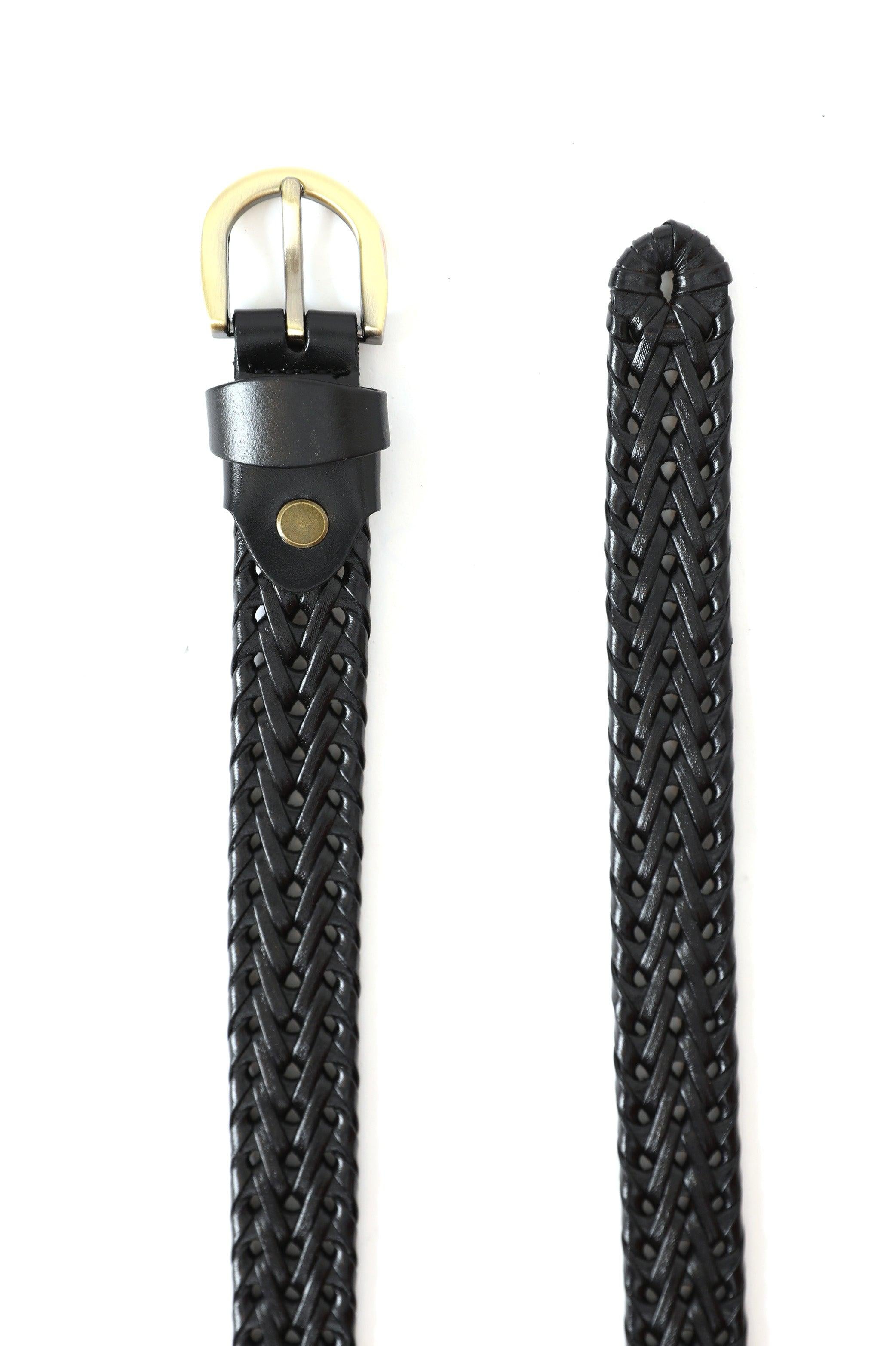 Gold braided outlet belt