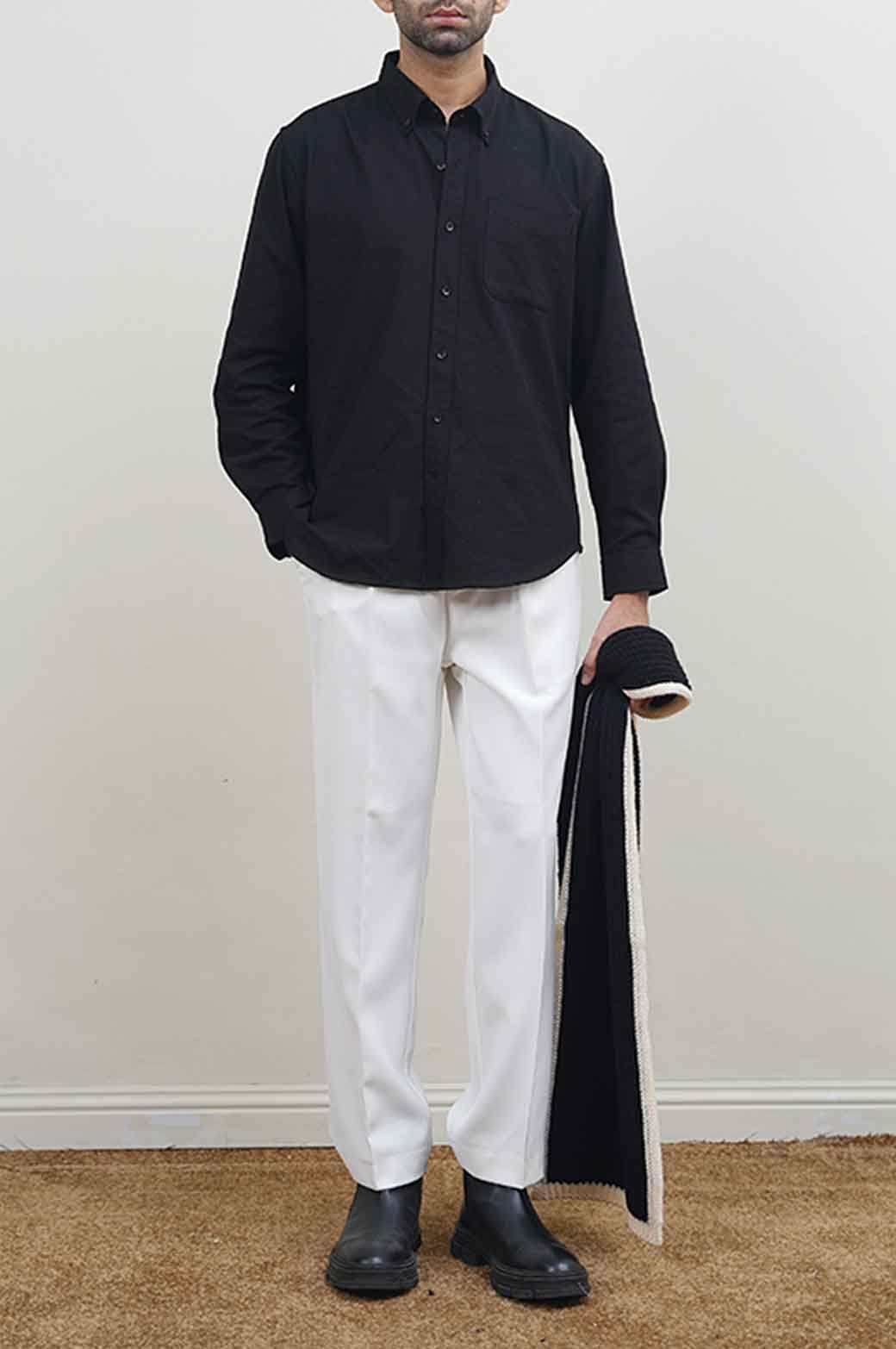 BLACK OXFORD SHIRT