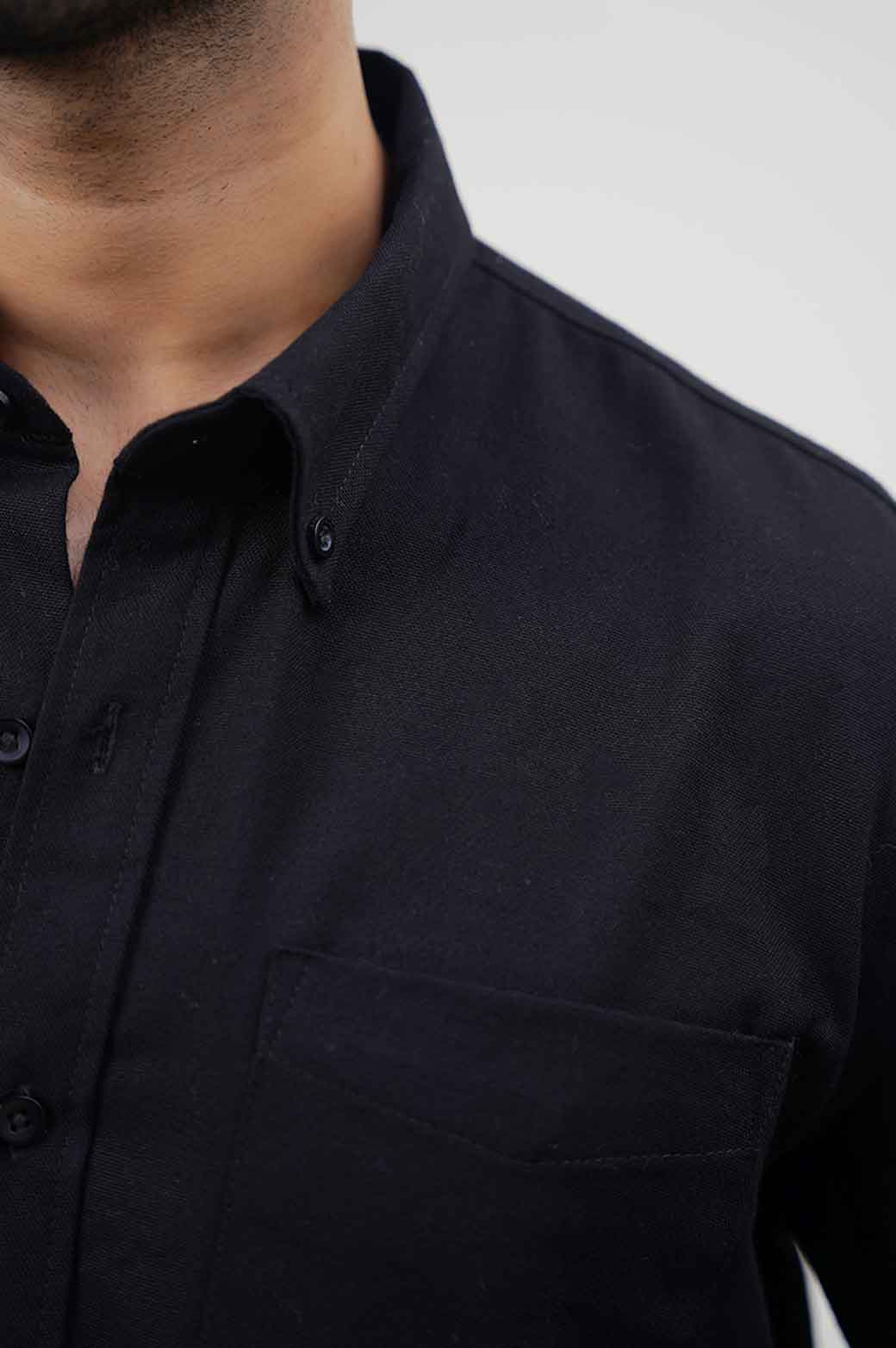 BLACK OXFORD SHIRT