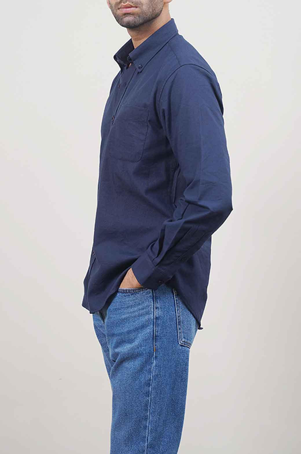 NAVY OXFORD SHIRT