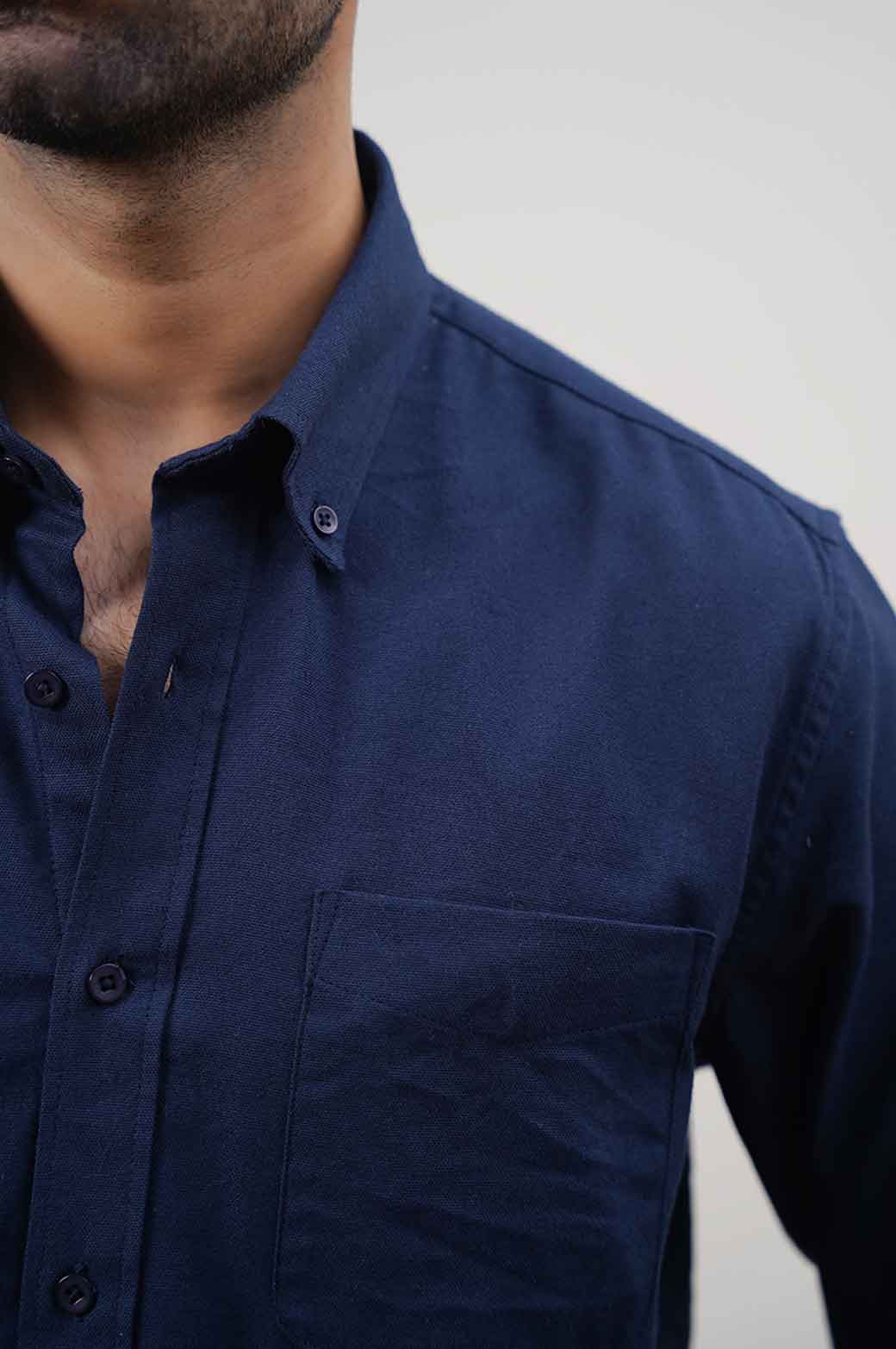 NAVY OXFORD SHIRT