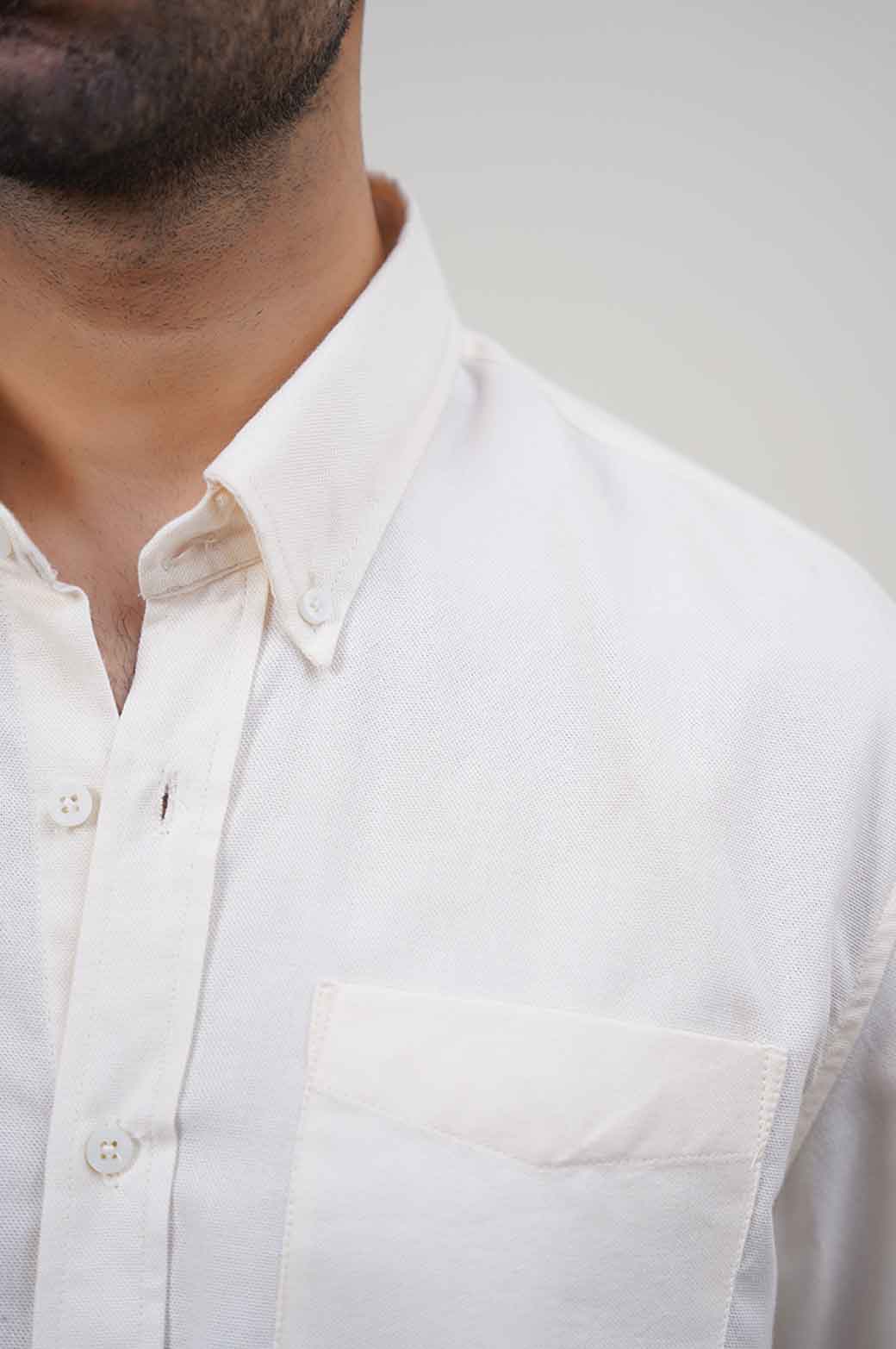 OFF WHITE OXFORD SHIRT