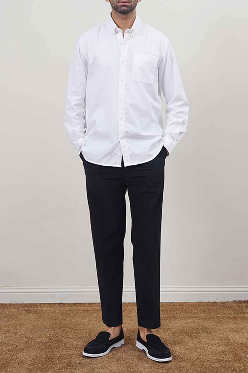 WHITE OXFORD SHIRT