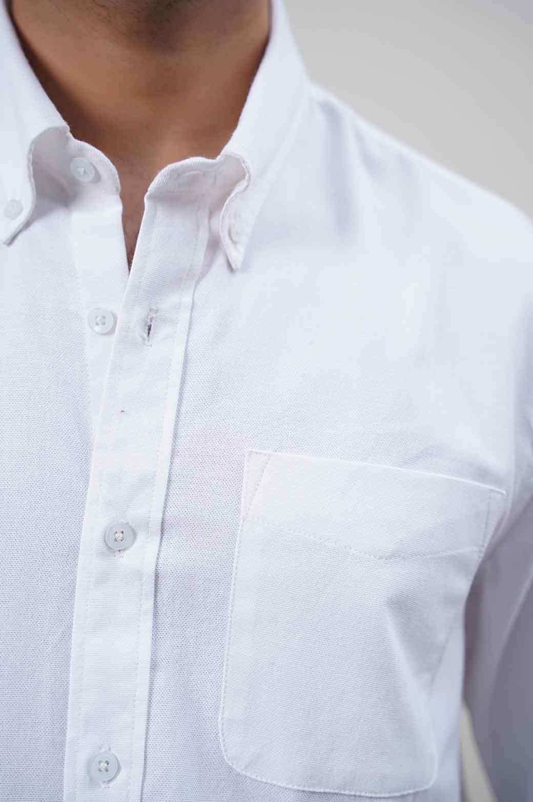 WHITE OXFORD SHIRT
