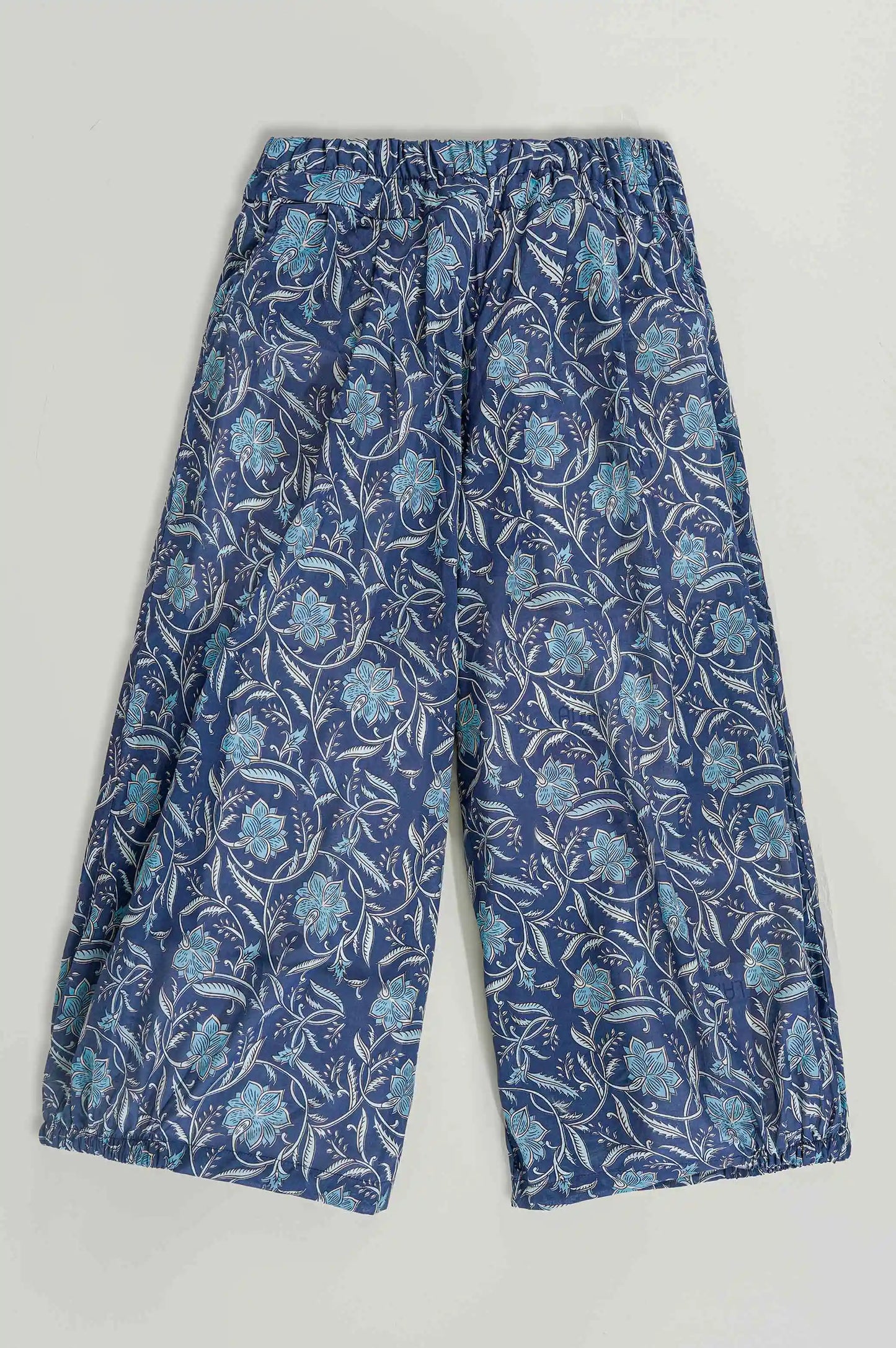 BLUE FLORAL PRINTED SET