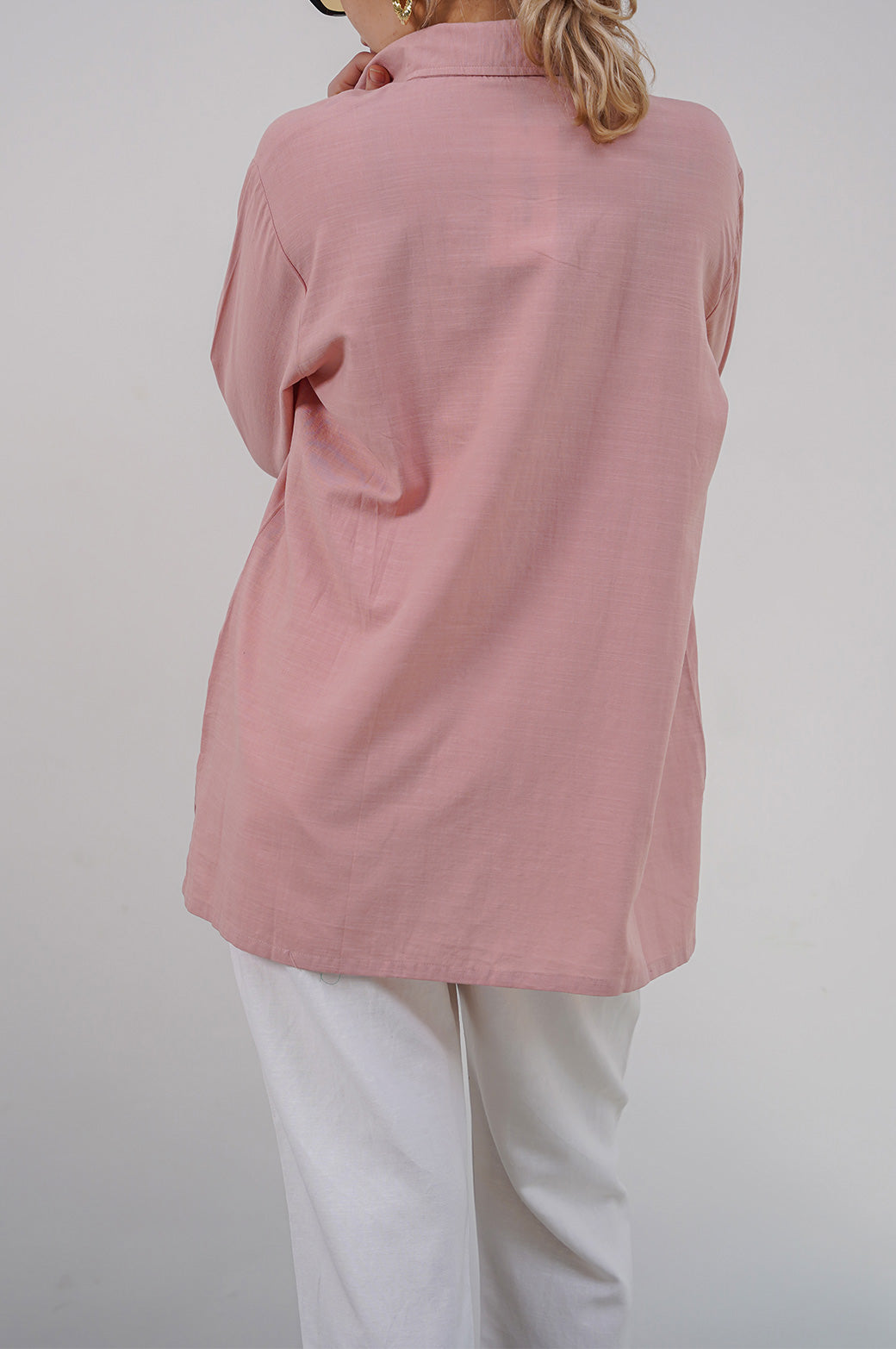 PINK BUTTON DOWN SHIRT